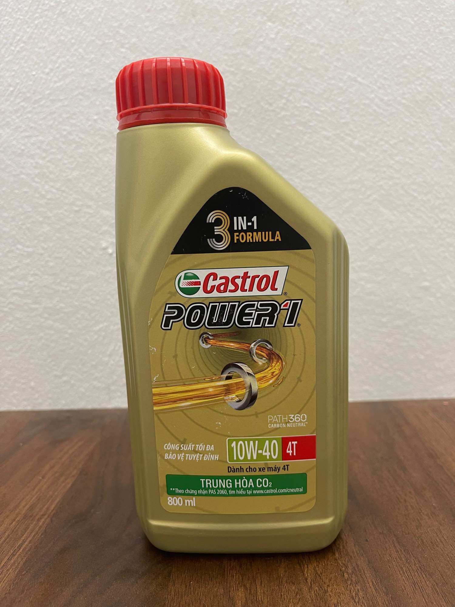 Dầu nhớt castrol xe số 10W40 800ml