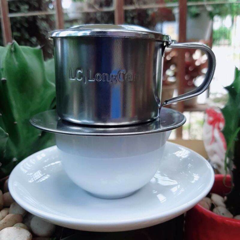 Phin cafe inox long cam số 7