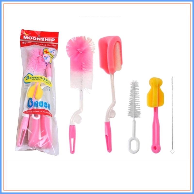 Bộ 5 dụng cụ cọ rửa bình sữa