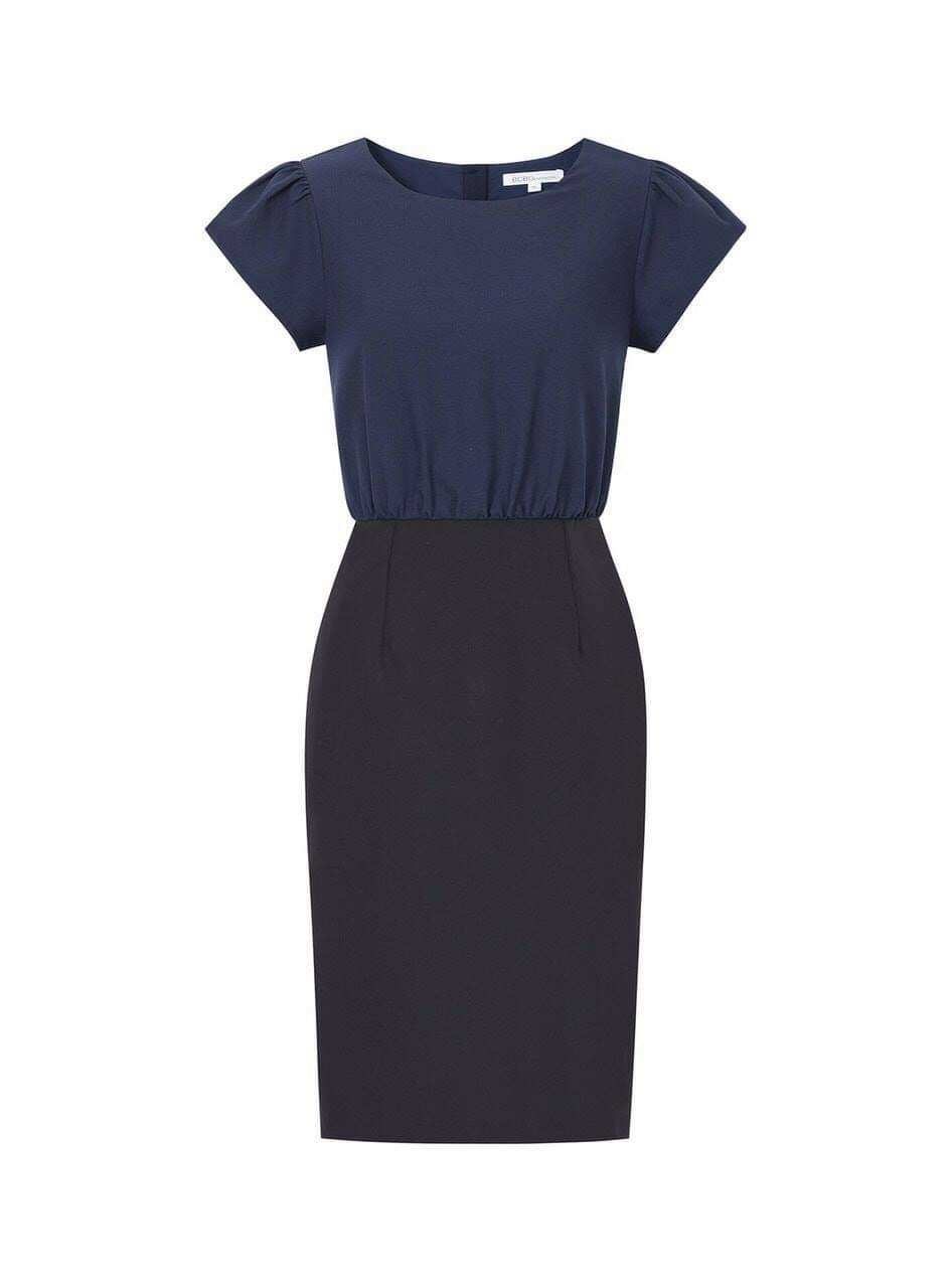 Đầm BCBG xuất xịn, phối màu, form công sở thanh lịch