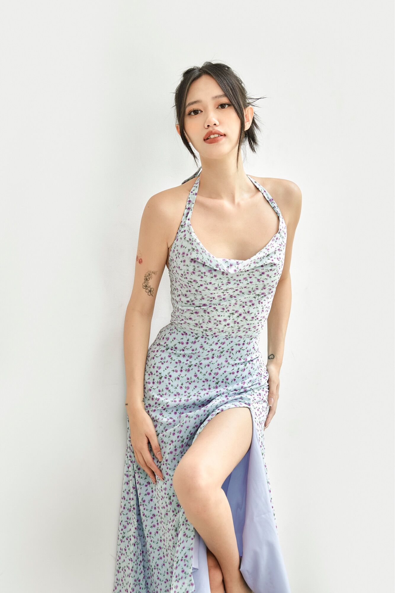 Gallica Flower Dress - Blue Version
