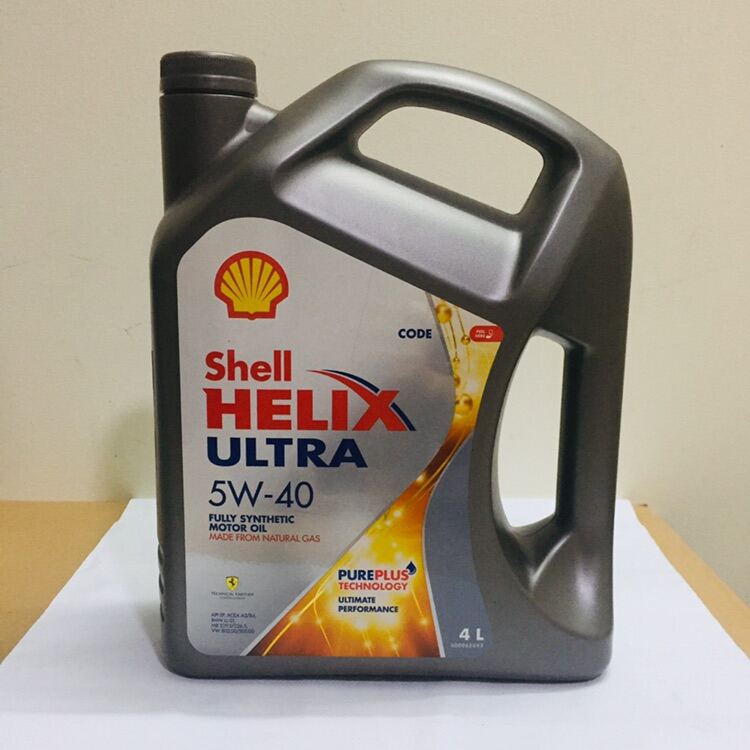 Nhớt Shell Helix Ultra 5W40 4L Fully Synthetic xe OTO thumbnail