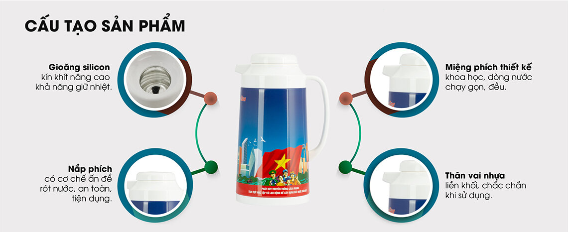 BÌNH THỦY 1 LÍT NHẤN RẠNG ĐÔNG