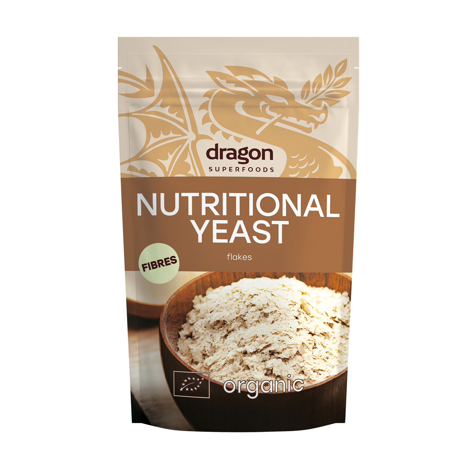 Vụn men dinh dưỡng 100g Dragon Superfoods, dạng vụn, giàu chất xơ, hữu cơ