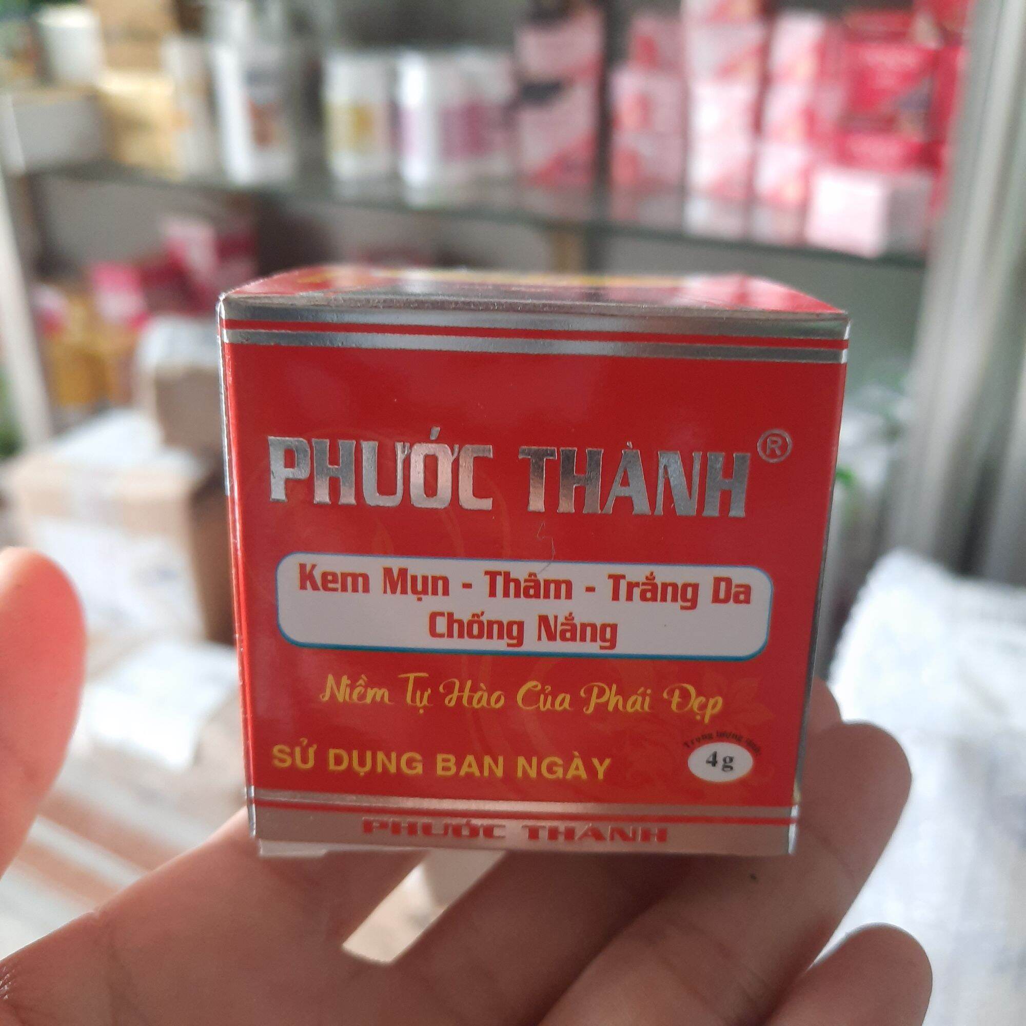 kem phước thanh mụn thâm trắng da 4g