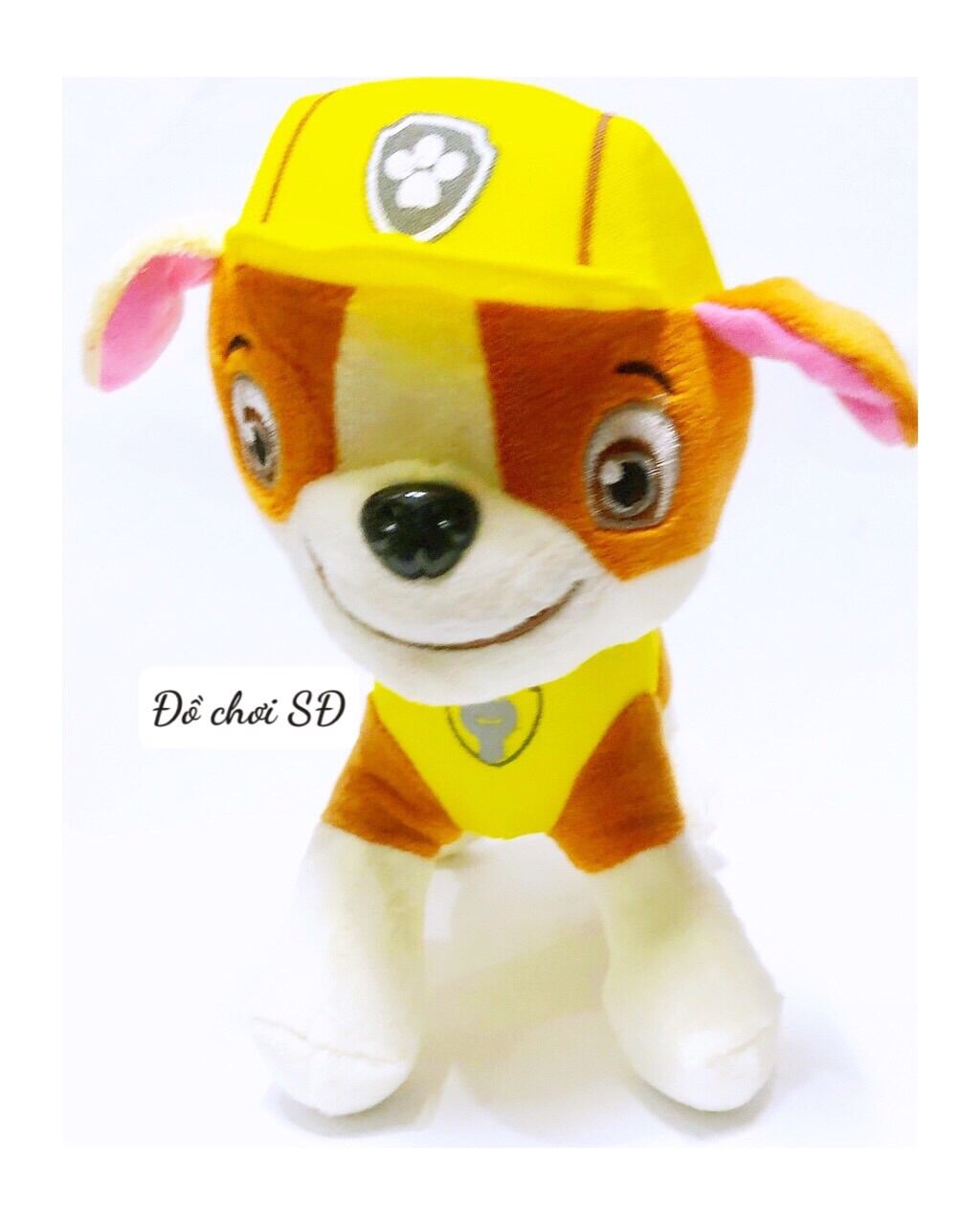 Thú bông đội chó cứu hộ 20cm - vàng