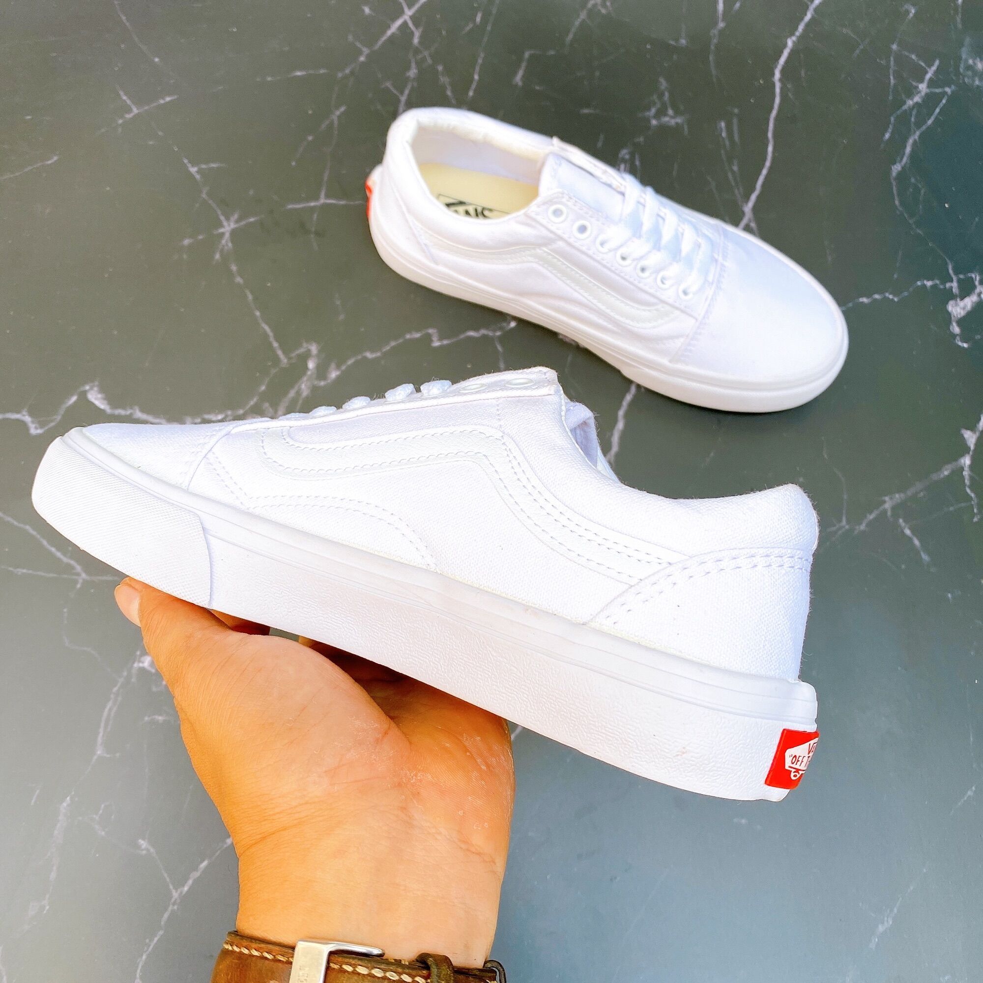 [TẶNG HỘP + TẤT + LỌ TẨY ] GIÀY vans OLDSKOOL NAM NỮ