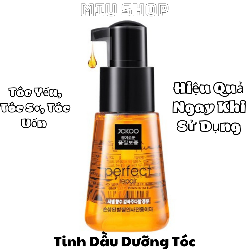 Tinh dầu dưỡng tóc dành cho tóc uốn, tóc xơ, tóc nhuộm không bết dính tóc lọ 70ml