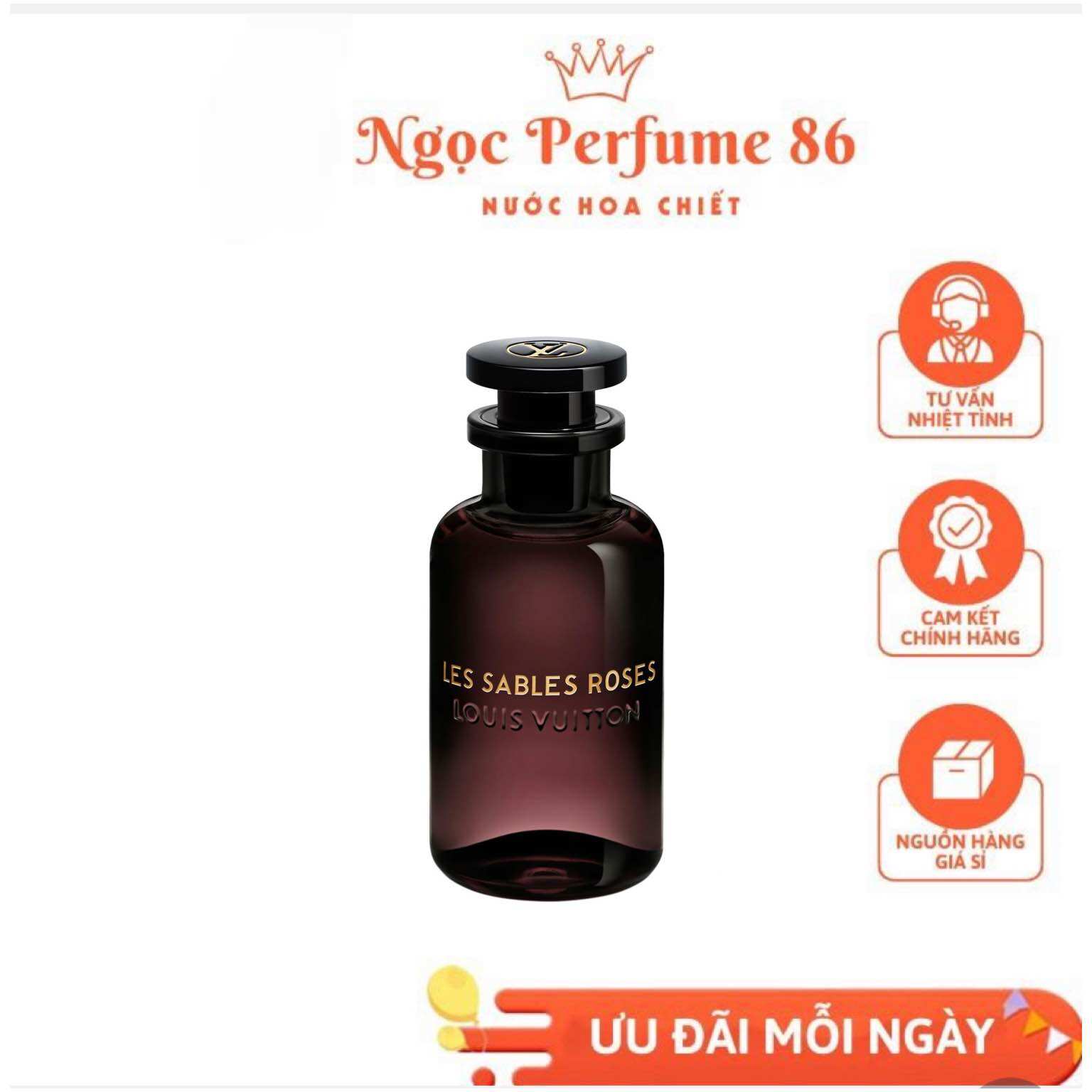 10ml Nước hoa LV Les sables - Nước hoa unisex