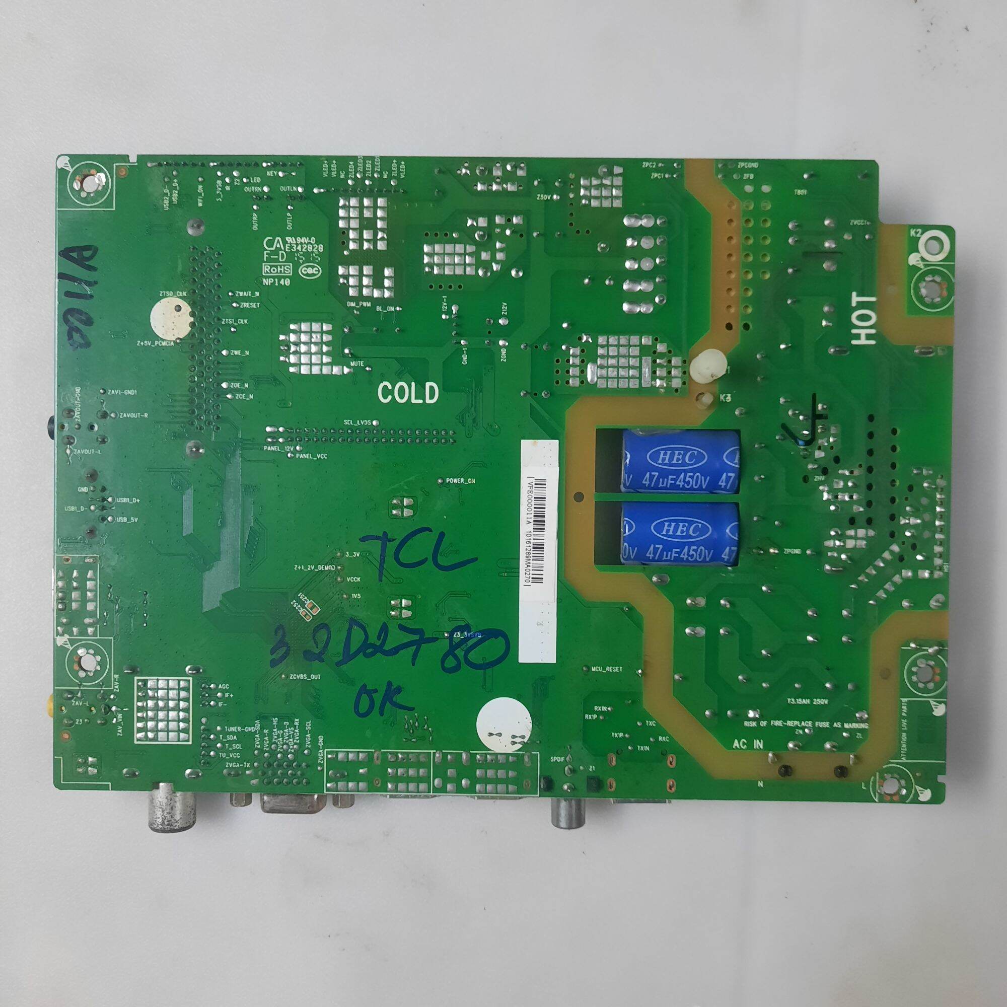 Bo mạch tivi TCL 32D2780