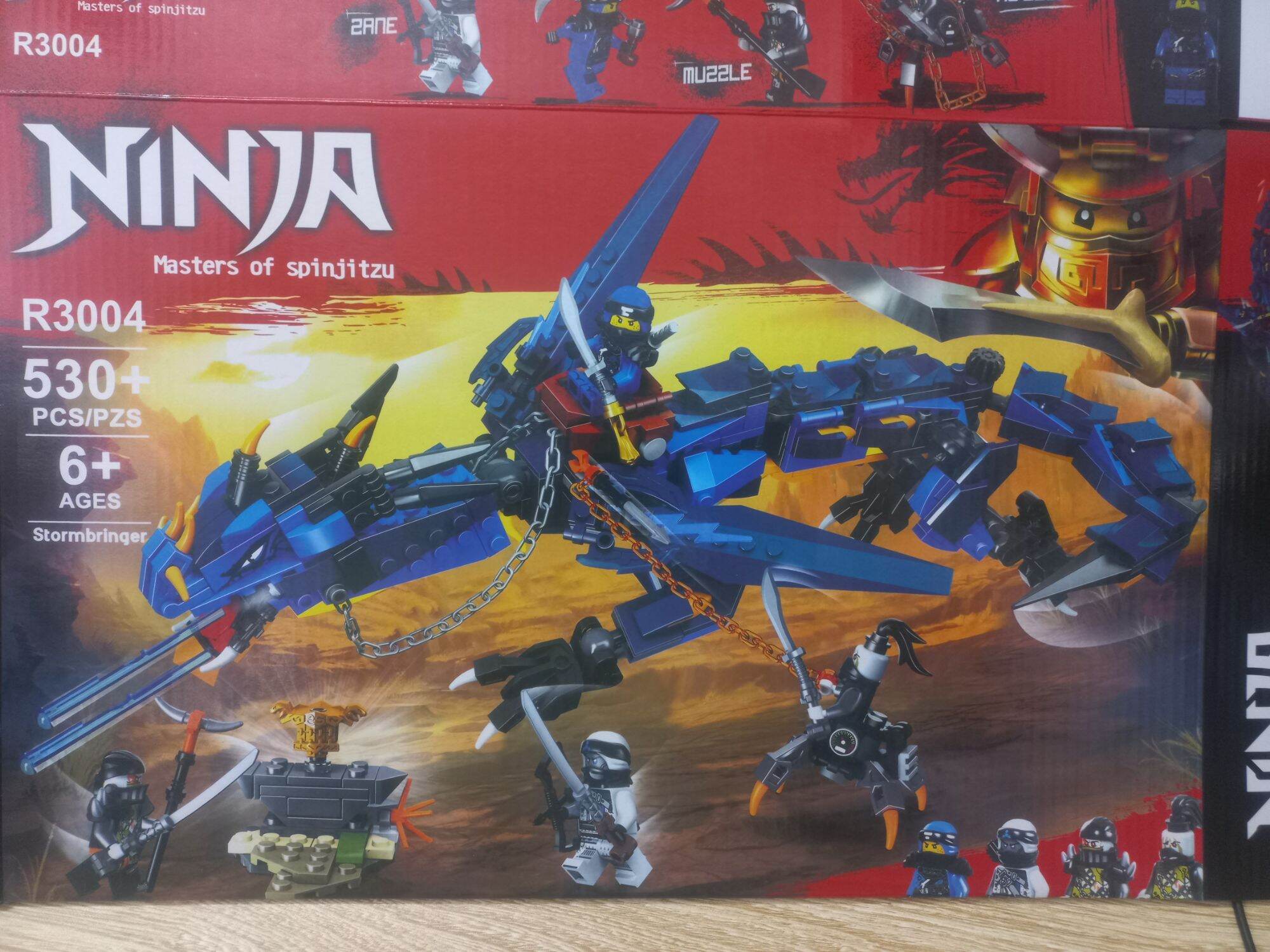 \Lắp ráp xếp hình NOT Ninja Movie 10936 : Rồng sấm sét của Jay 528 mảnh.