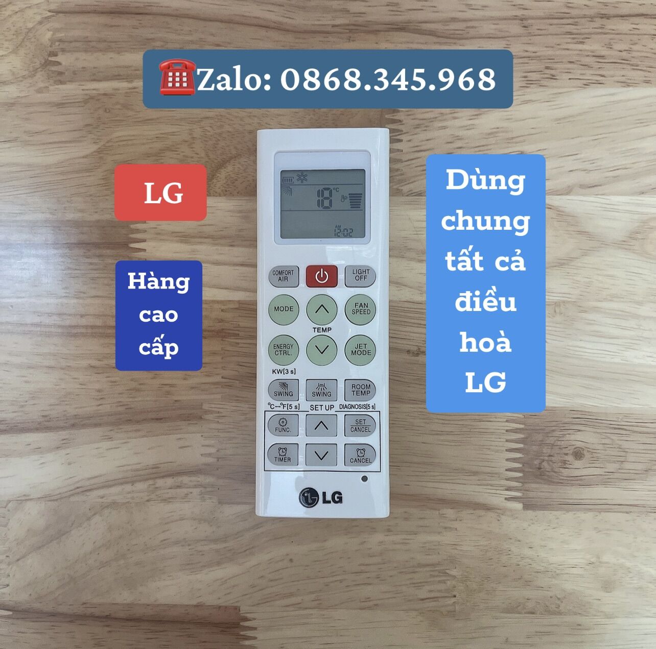 Điều khiển điều hoà LG hàng cao cấp
