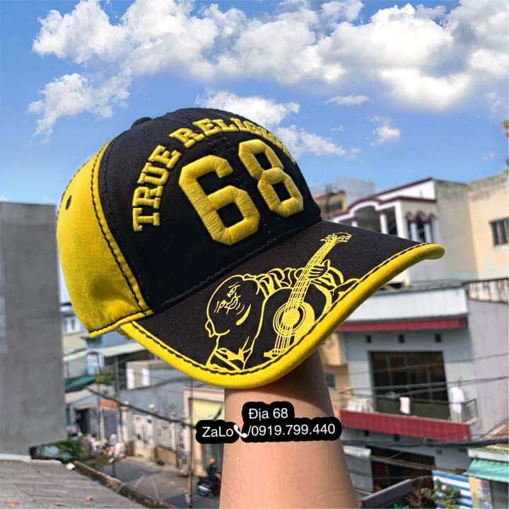 Nón kết ông địa cầm đàn 68 lộc phát