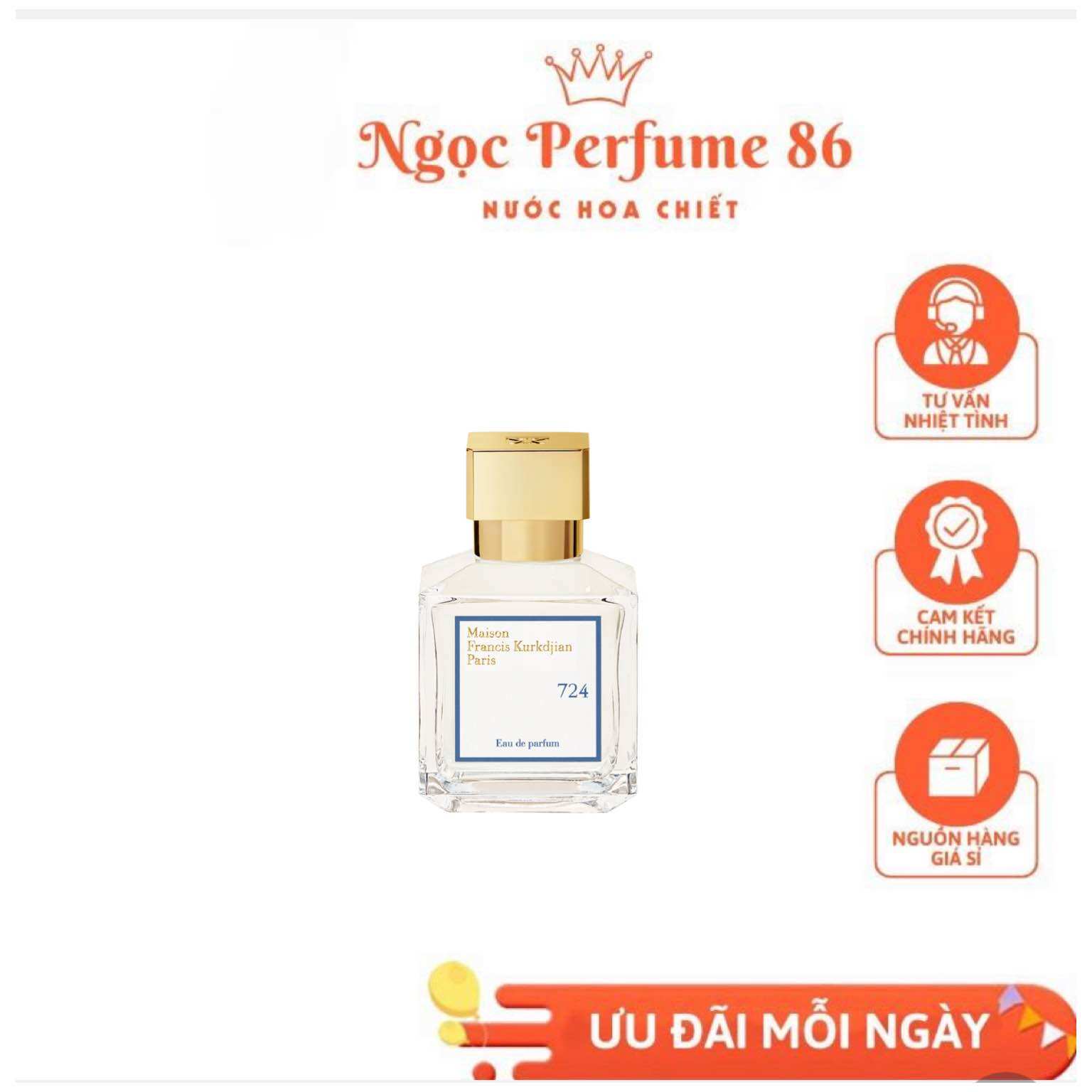 10ml Nước hoa MFK 724 - Nước hoa nữ