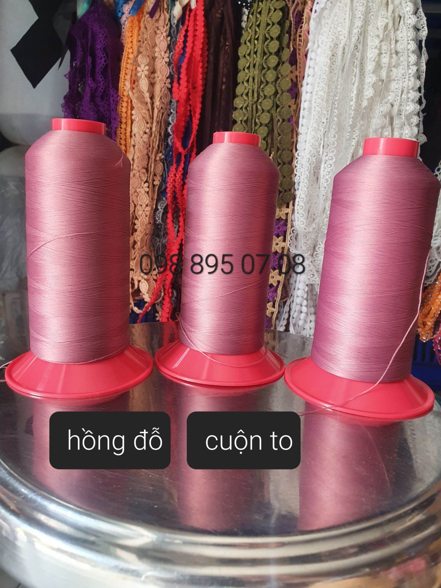 Sét 3 cuộn chỉ tơ vắt sổ