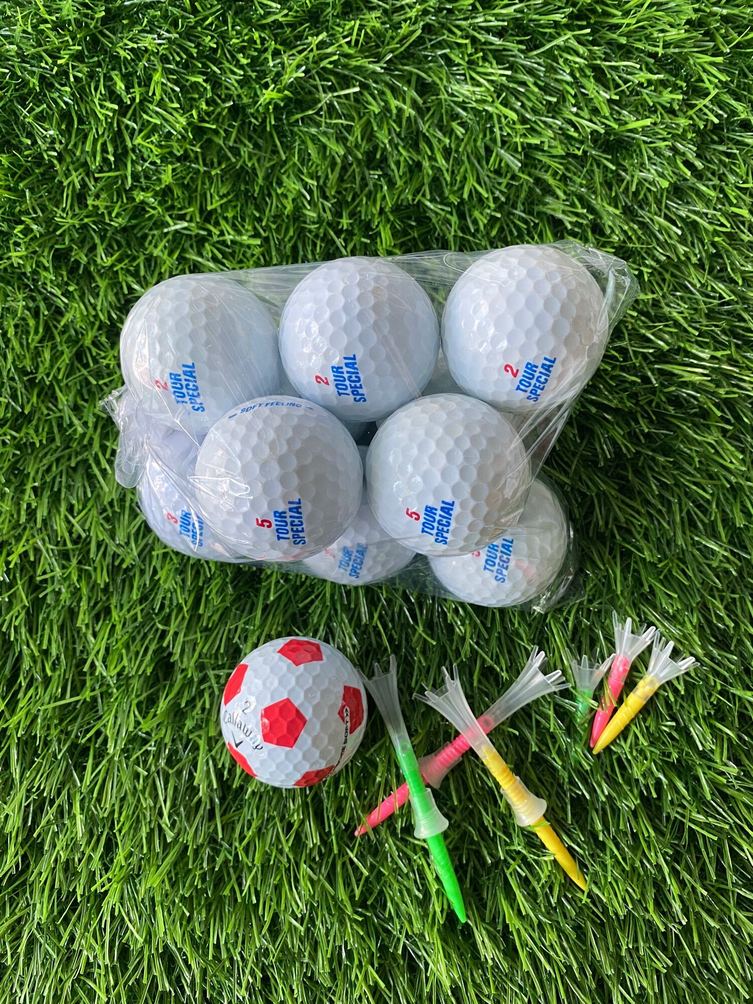 Bóng golf nhiều thương hiệu giá rẻ(combo 10 quả)