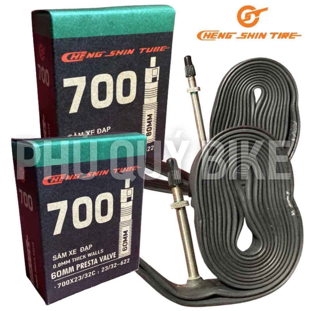 Săm Ruột Xe Đạp 700x23/32c CHENG SHIN TIRE Van Gạo Cao 60/80mm
