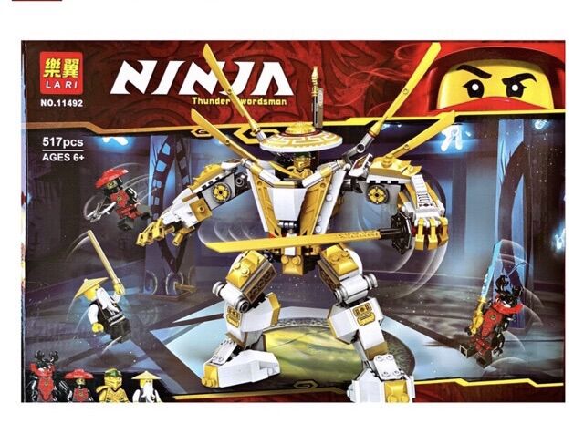[HCM]Đồ chơi lắp ráp Ninjago legacy season phần 12 Golden Mech robot người máy tổ sư Spinjitzu ninja 11492
