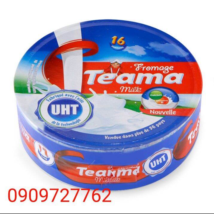 Phô mai gia phát 49 teama. thùng 24 hộp. hộp đôi 240 gram . xuất xứ từ ai cập.