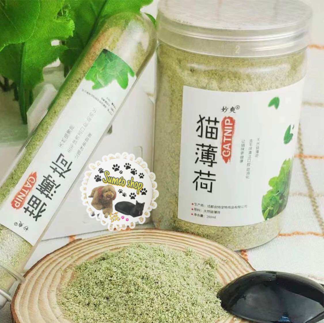 Cỏ mèo! catnip cho mèo hahale ống 40