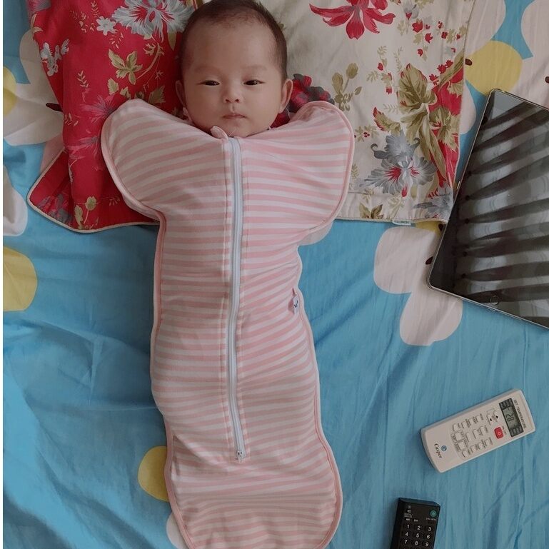 Nhộng chũn cotton cao cấp,khóa kéo 2 chiều cho bé