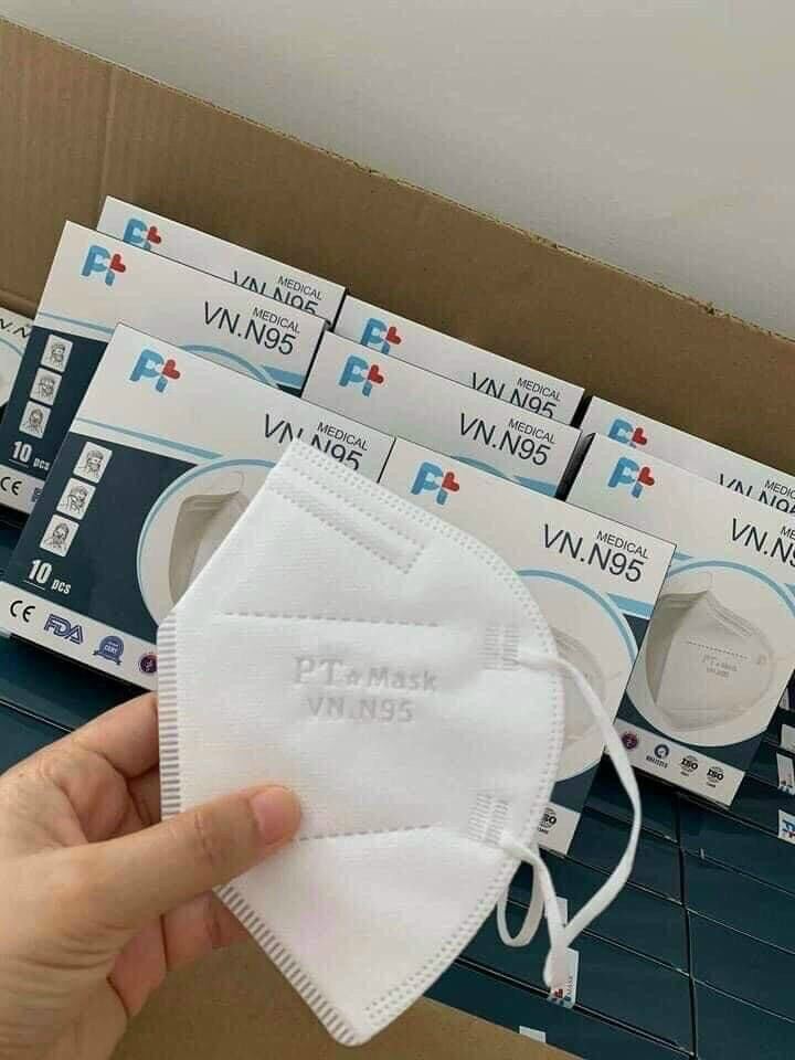 1 thùng n95 chính hãng pt | 1thùng / 100 hộp = 1000cái