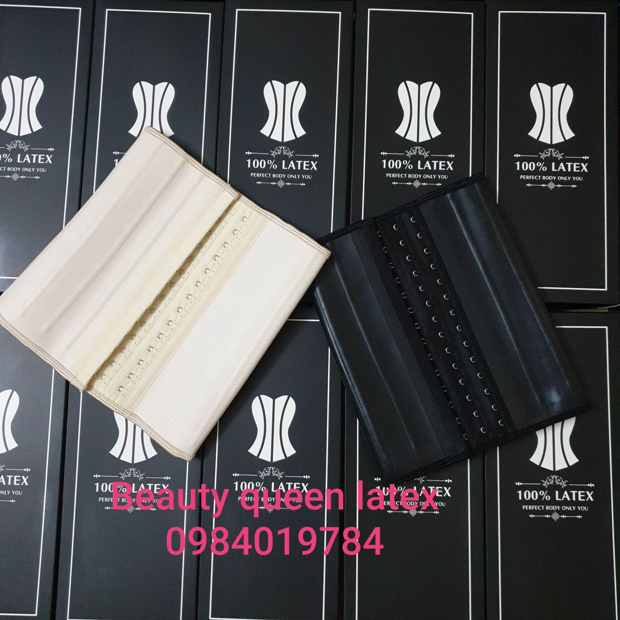 Đai nịt bụng latex 25 xương 25cm