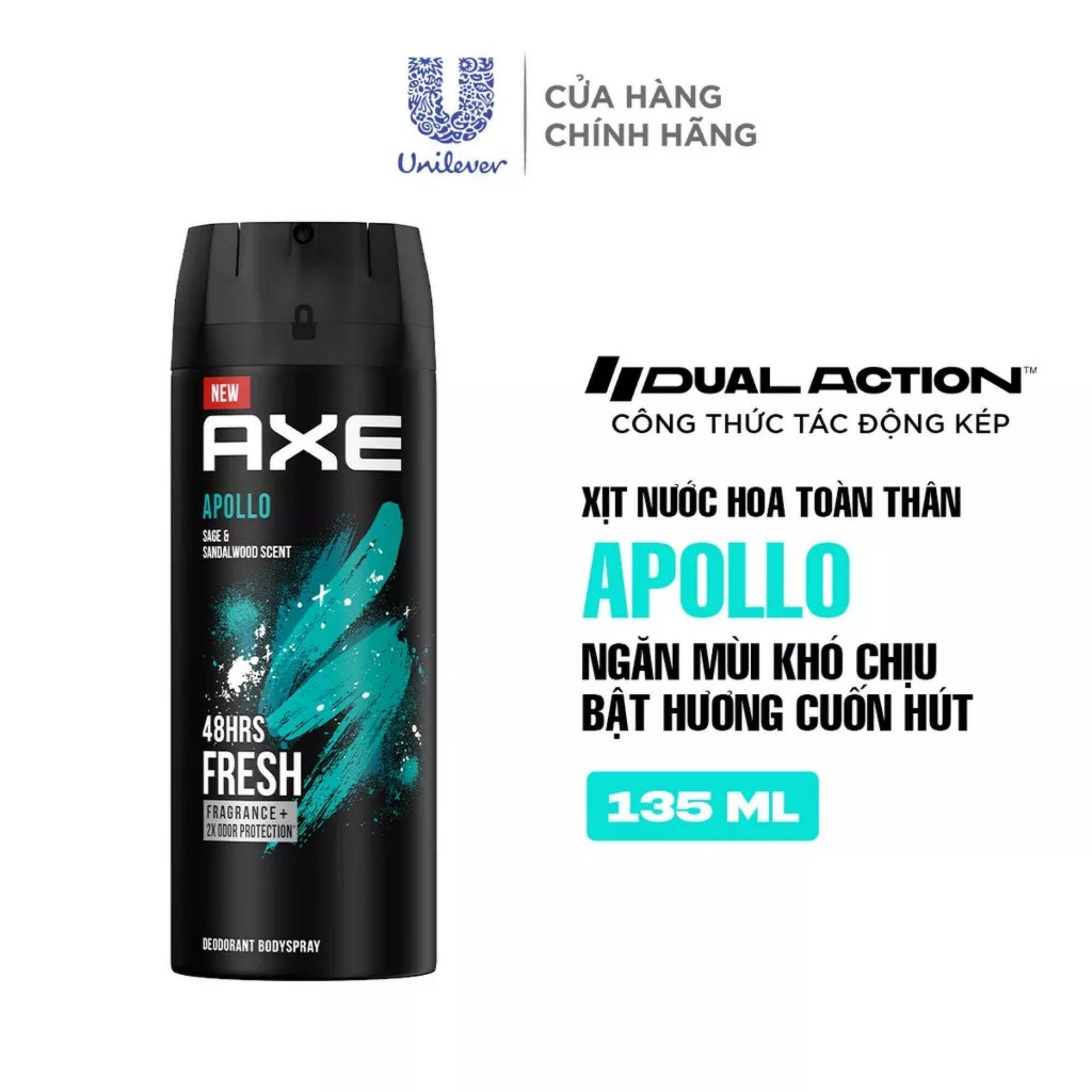 Xịt khử mùi toàn thân Axe 135ml