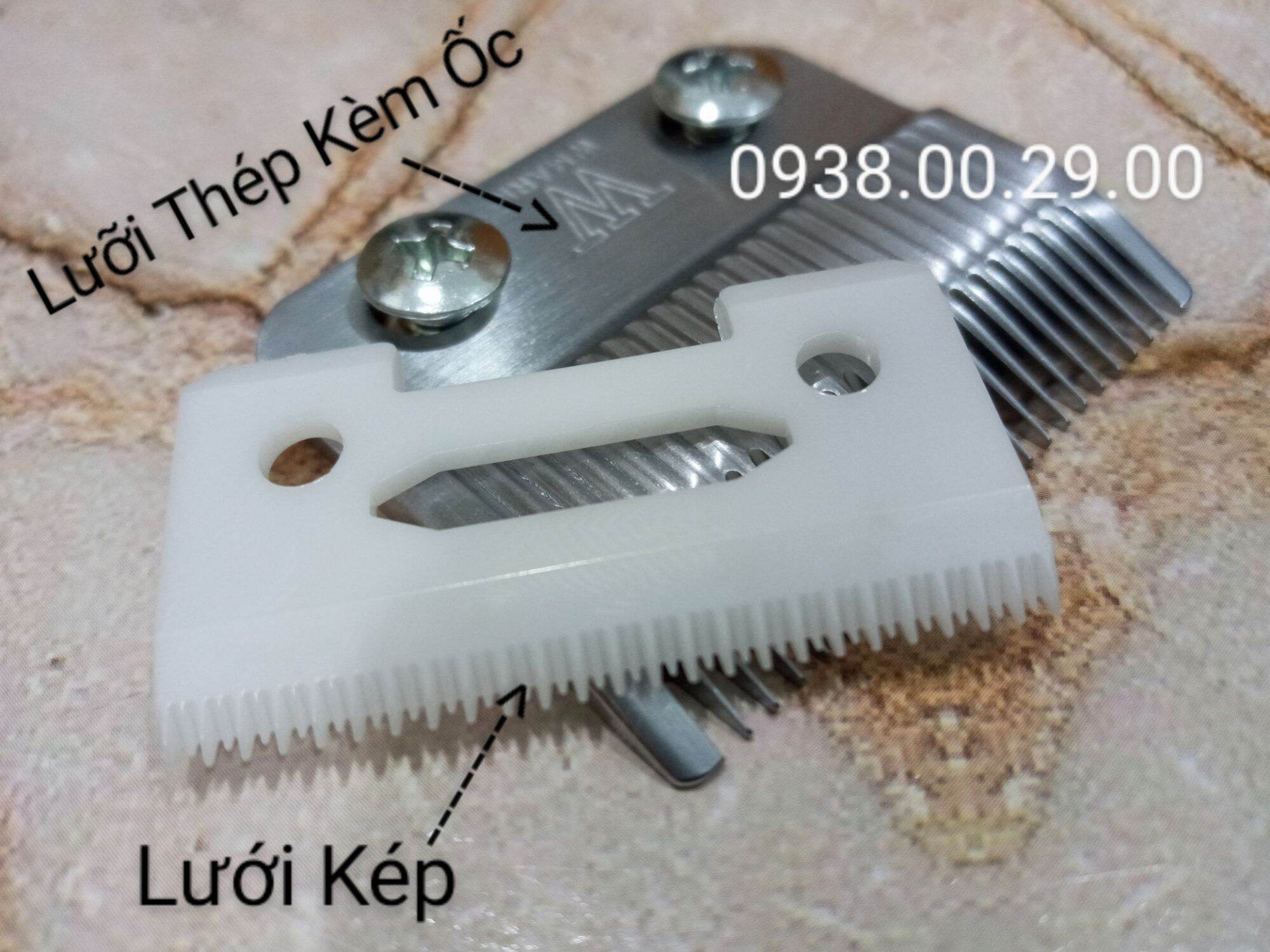 Lưỡi Kép Tông Đơ Cắt Tóc Kemei, Jame. Bộ Lưỡi Kép WMark Gold Cắt Ngọt Lắp Cho Tông Đơ Fade. (Ảnh thật). 