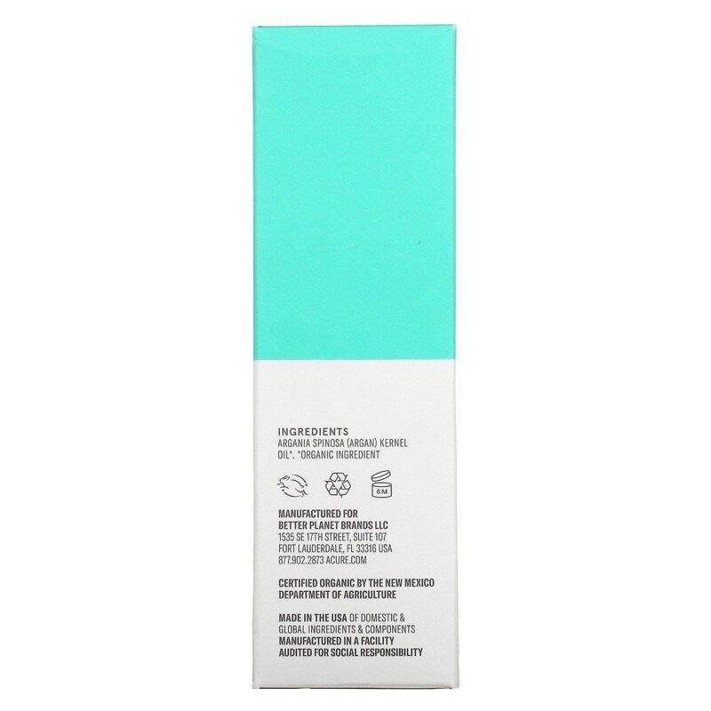 Dầu Argan hữu cơ Acure Moroccan Argan oil 30ml