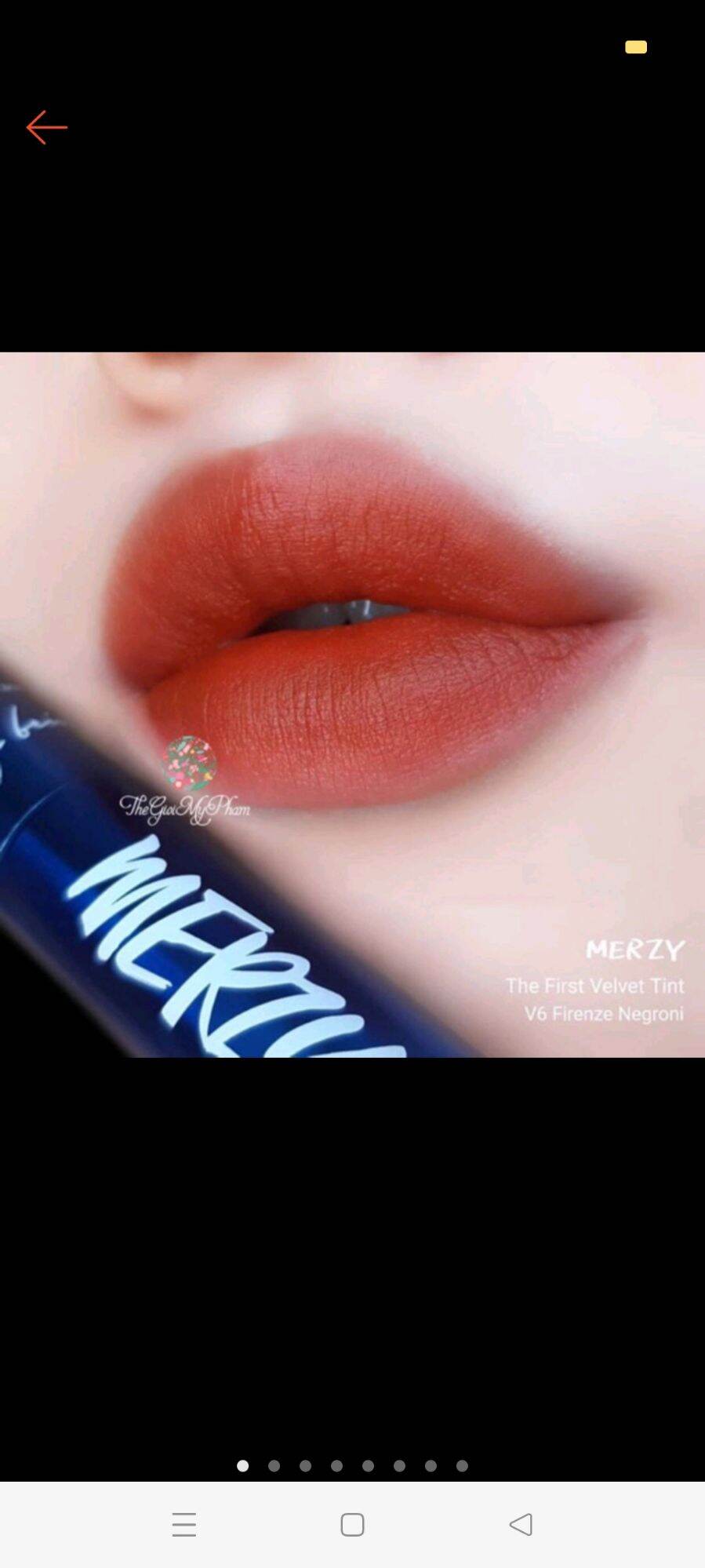[HCM]Son Mezzy V6 đỏ gạch Son kem siêu lì