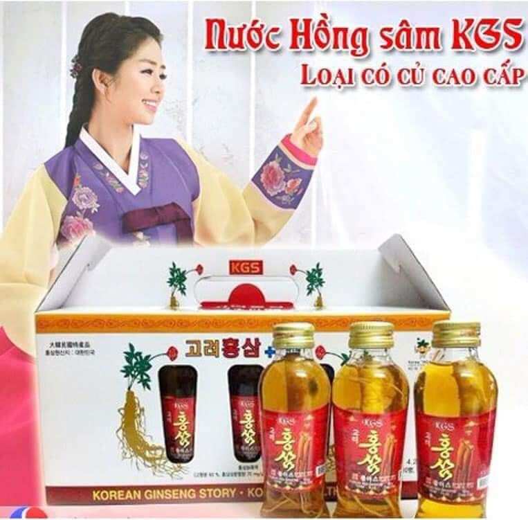 Nước hồng Sâm có củ KGS Hàn Quốc