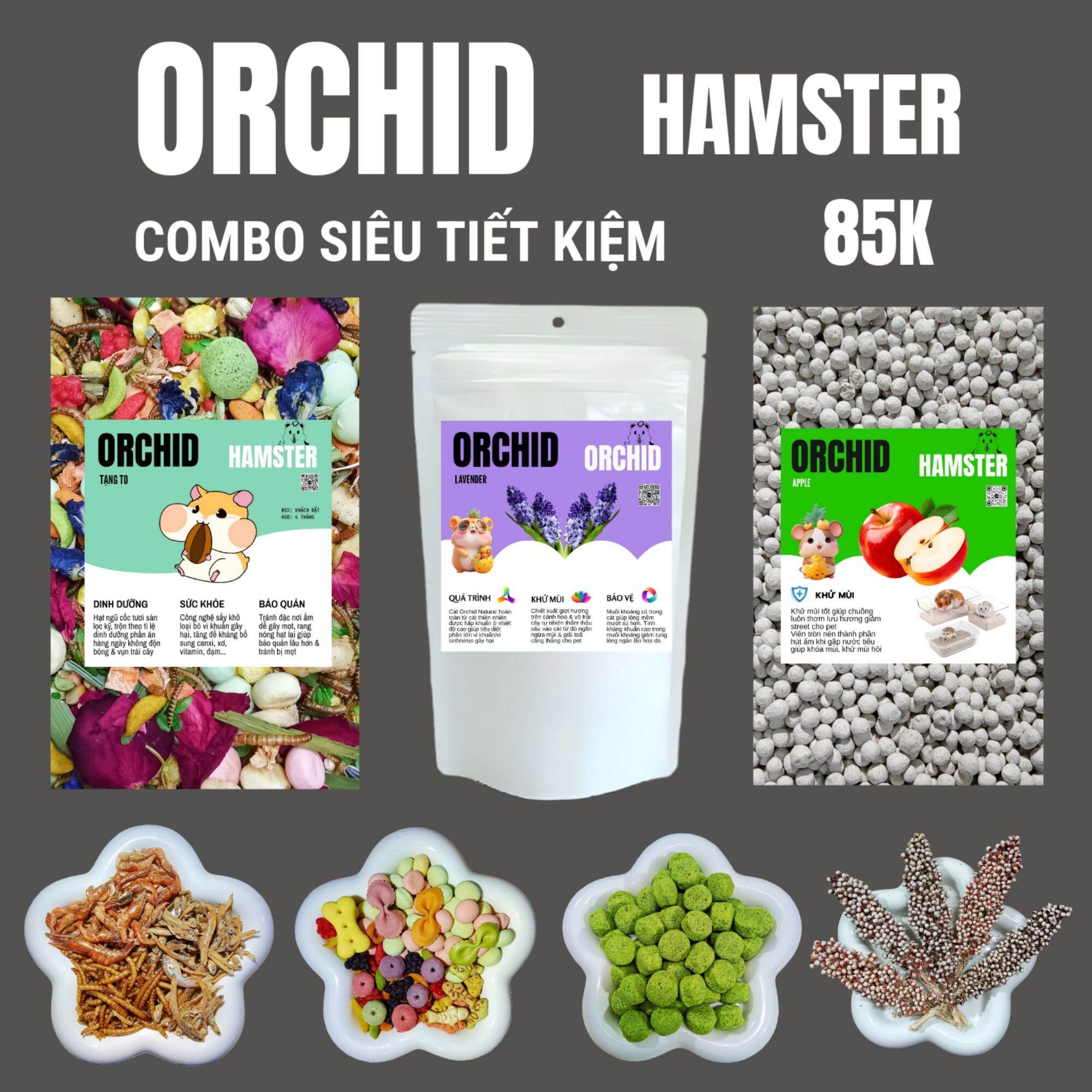 Combo Siêu Tiết Kiệm và Dinh Dưỡng Cho Hamster