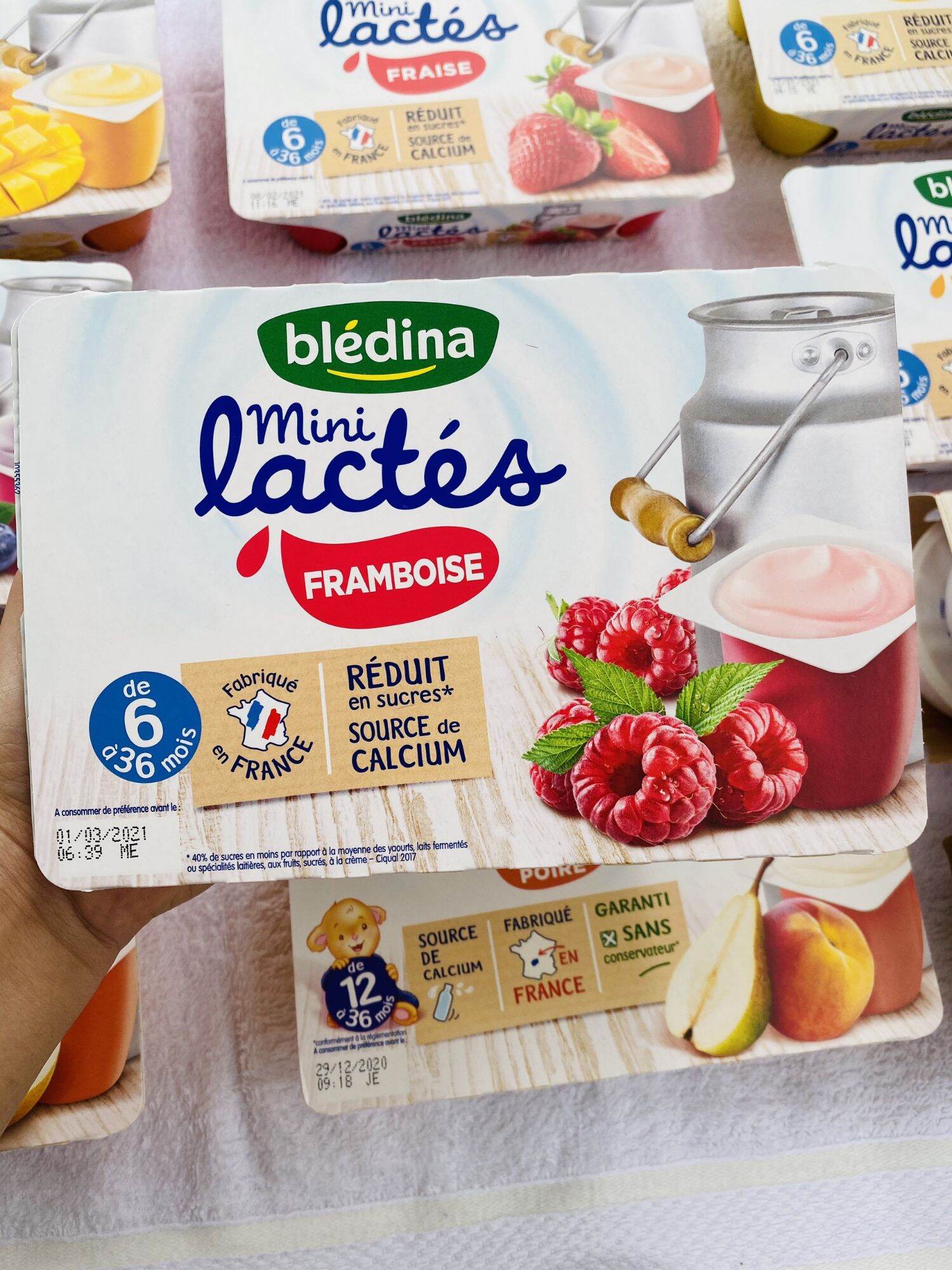Sữa chua Bledina Pháp cho bé ăn dặm từ 6m