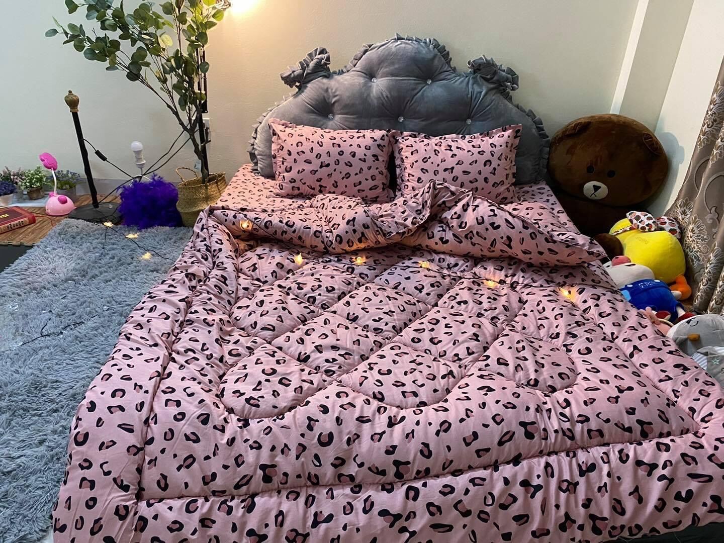 Ga giường và 2 vỏ gối cotton poly cao cấp hàng loại 1 giá tại xưởng ga gối đẹp gohomebedding