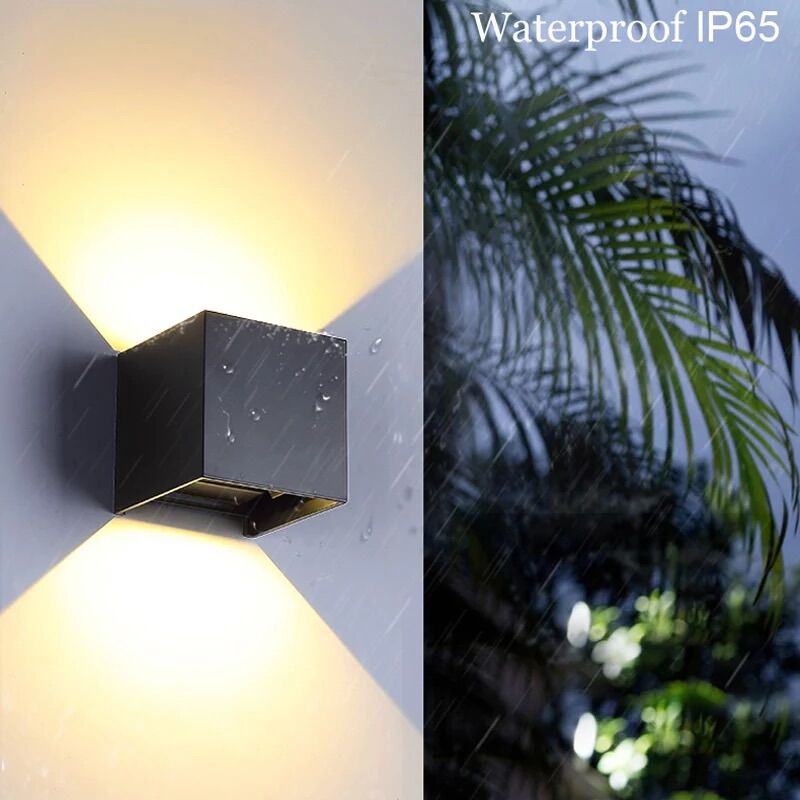 Đèn ốp tường 2 đầu 2x6w. đèn led ốp tường chỉnh hướng. đèn tường trang trí decor. kopri