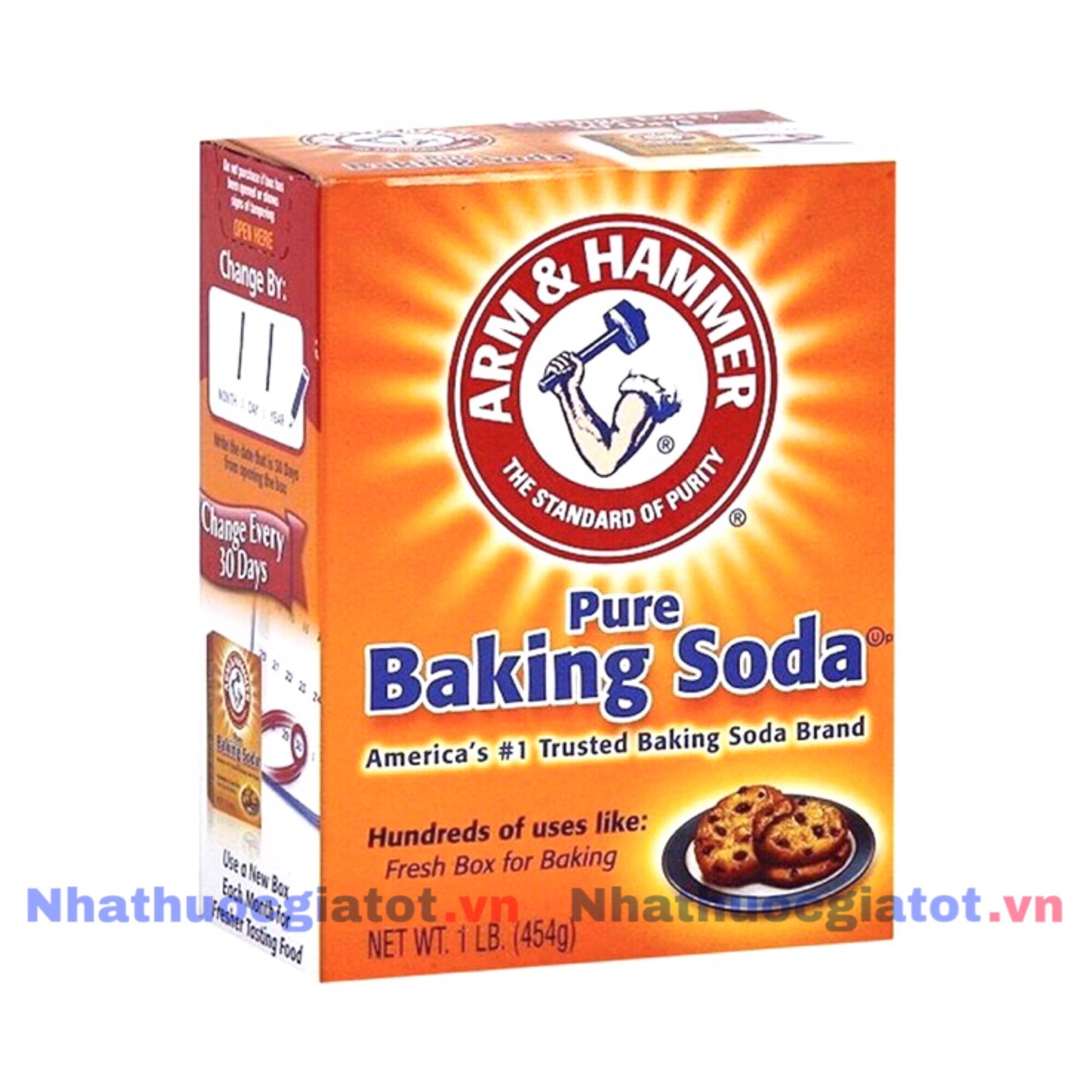 Bột Baking Soda Arm & Harmer - Baking Soda Làm Trắng Răng, Làm Bánh