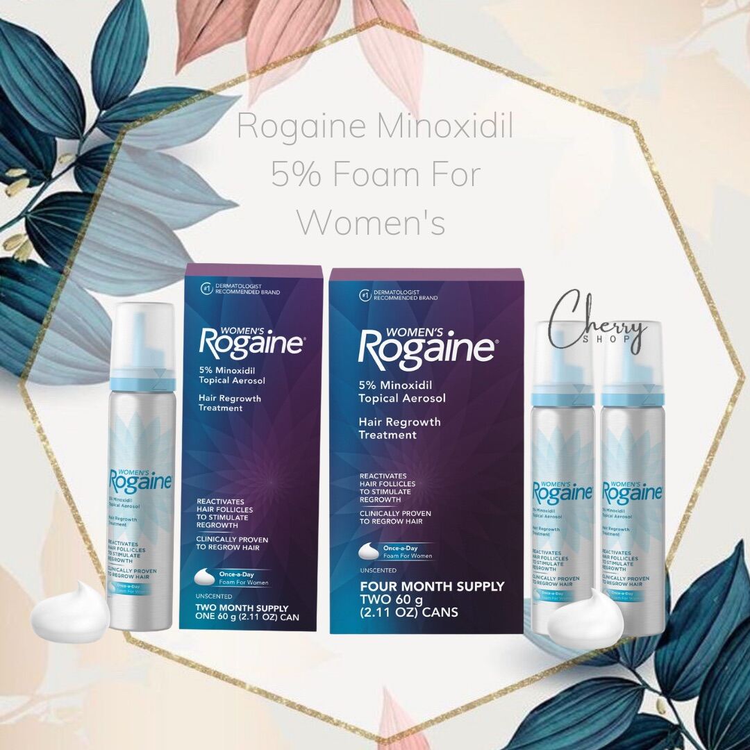 [HCM][HOT] Xịt mọc tóc dạng bọt Womens Rogaine Foam Treatmen Minoxidil 5% dành cho nữ của Rogaine thumbnail