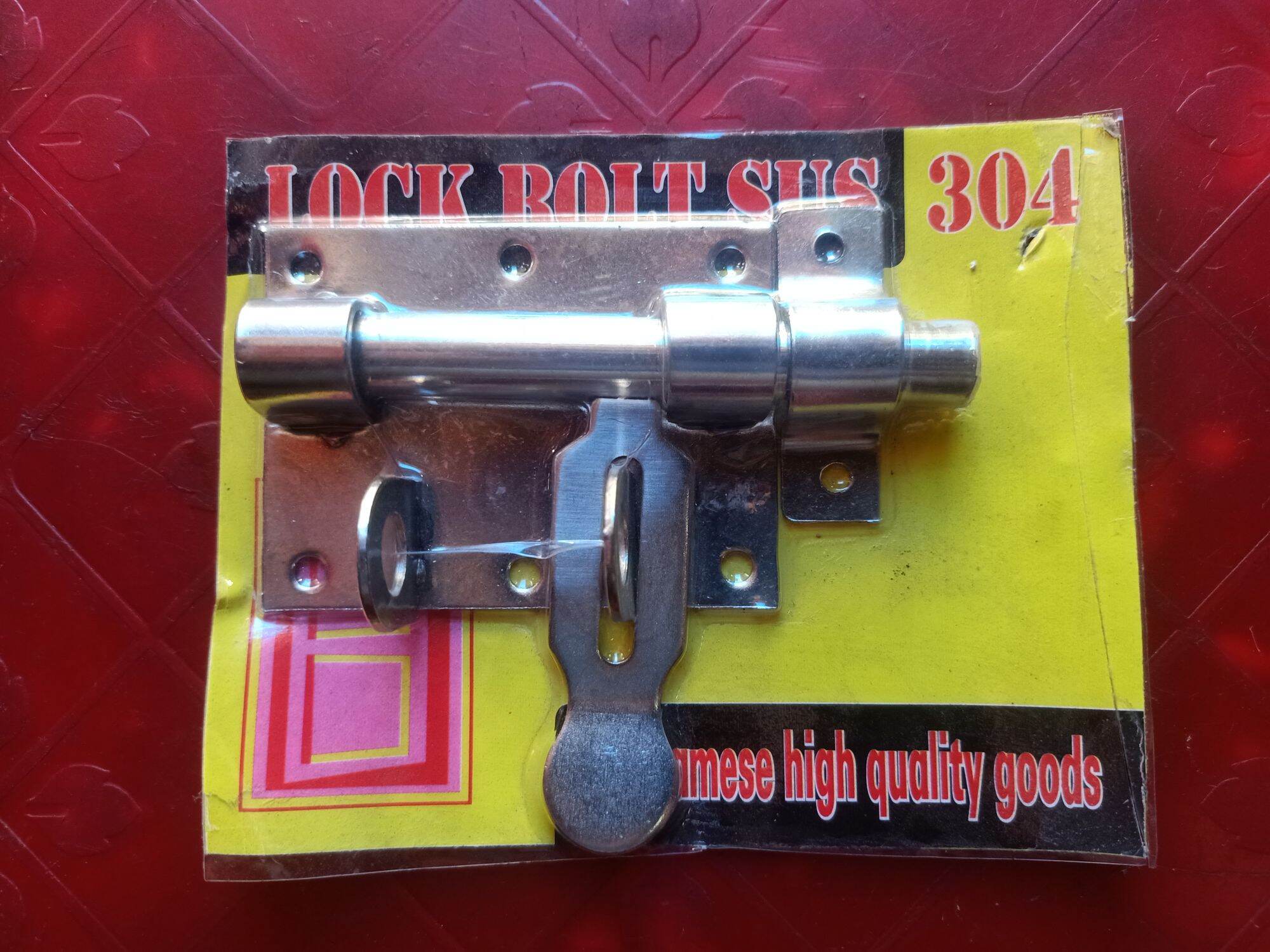 Chốt Khoá Cửa Inox 304 ( Loại Trung )