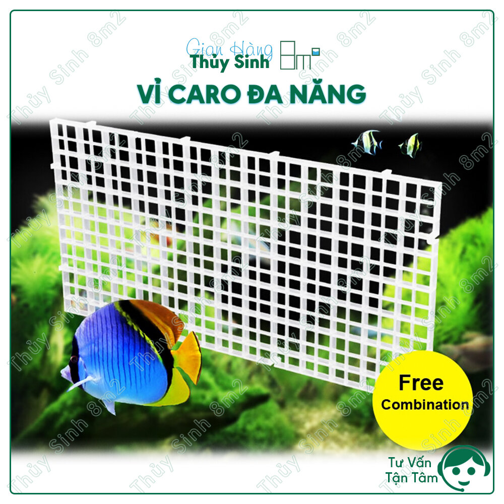 Vỉ Nhựa Ngăn Hồ Cá, Vỉ Che Cá Nhảy, Vỉ Caro Đa Năng | 8m2