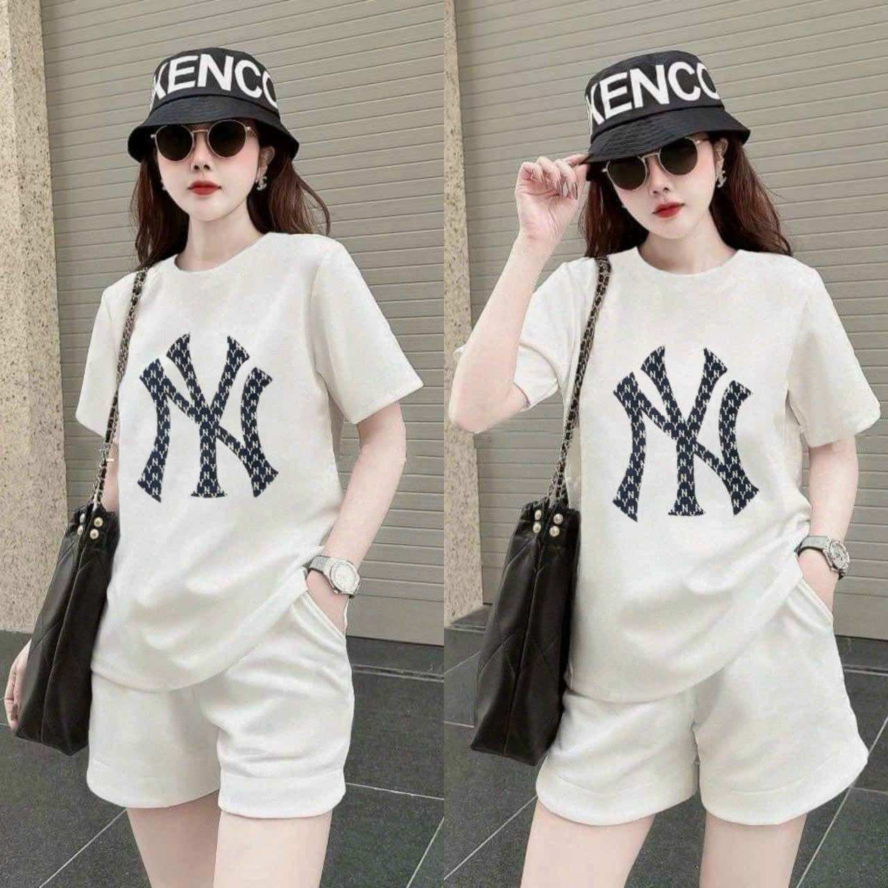 Sét bộ short thun cotton thêu cao cấp