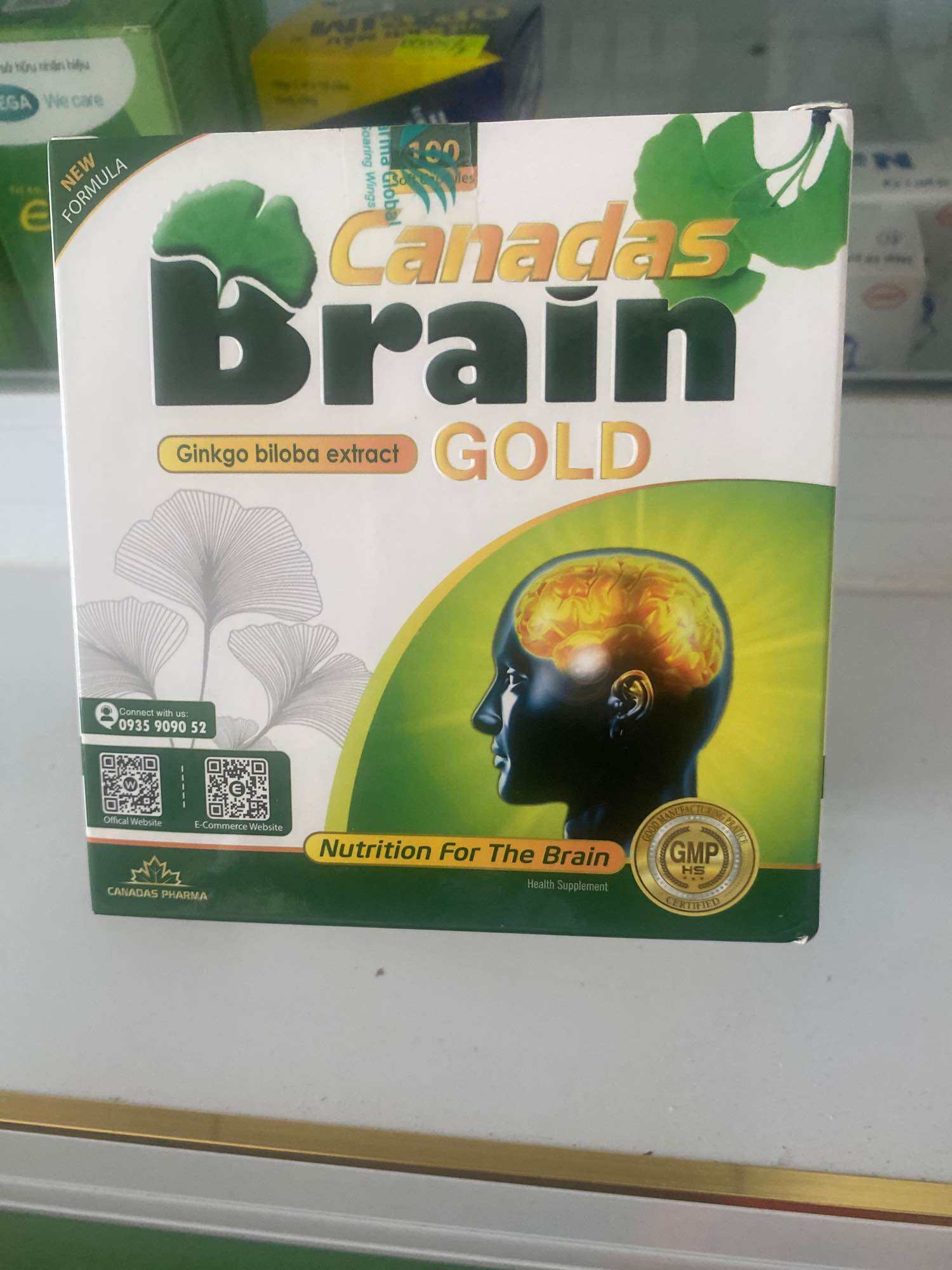 [Chính hãng] BRAIN GOLD CANADAS HỘP 100 VIÊN GIÚP BỔ NÃO NGỦ NGON TĂNG CƯỜNG TRÍ NHỚ HIỆU QUẢ