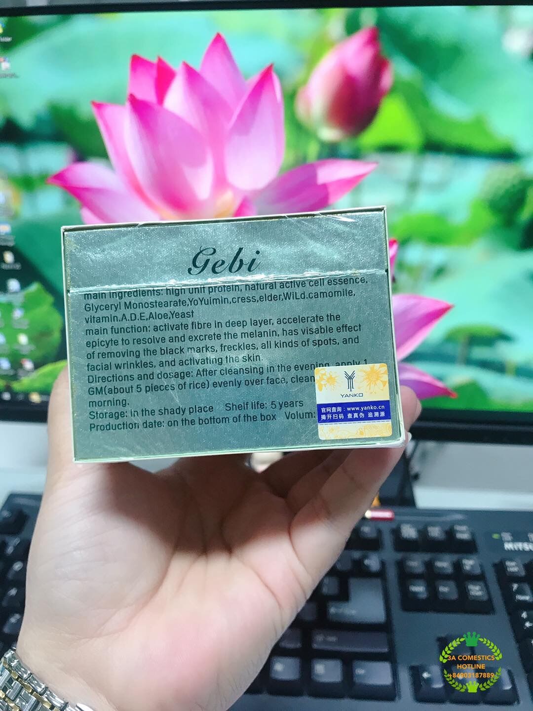 Kem Dưỡng Da Ban Đêm Gebi