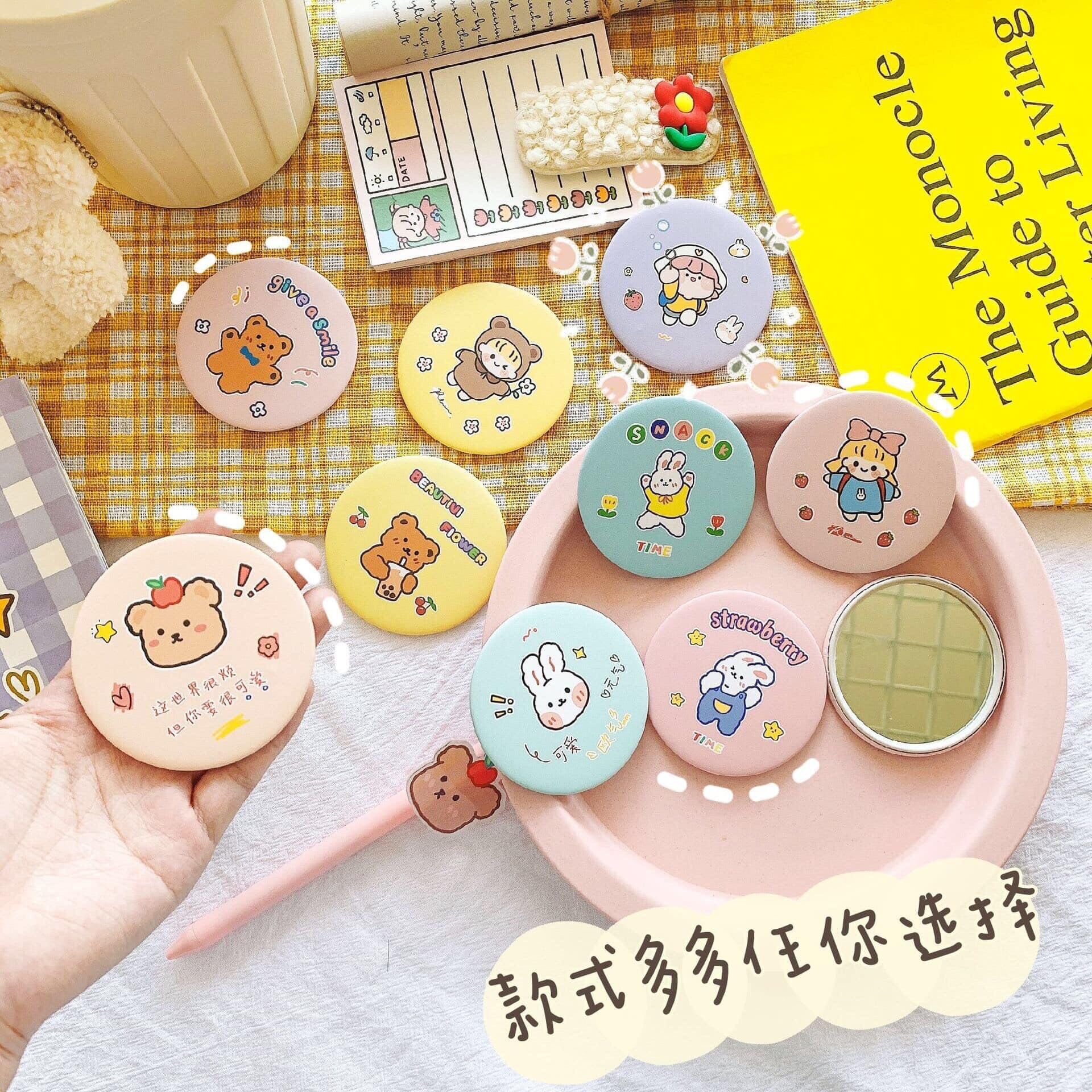 Gương trang điểm mini Hàn Quốc