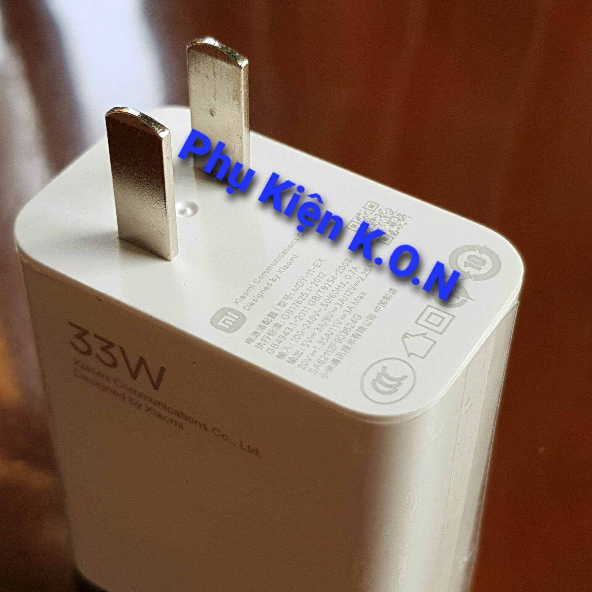 Củ Sạc Nhanh 33W XIAOMI Redmi 13, Note 13, Note12, Note11, Note11s, Note10, Note10s, Note10 Pro, Note9 Pro... Mới 100%