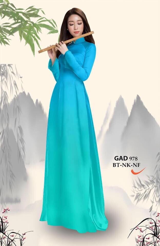 [HCM]Vải áo dài màu chuyển sắc