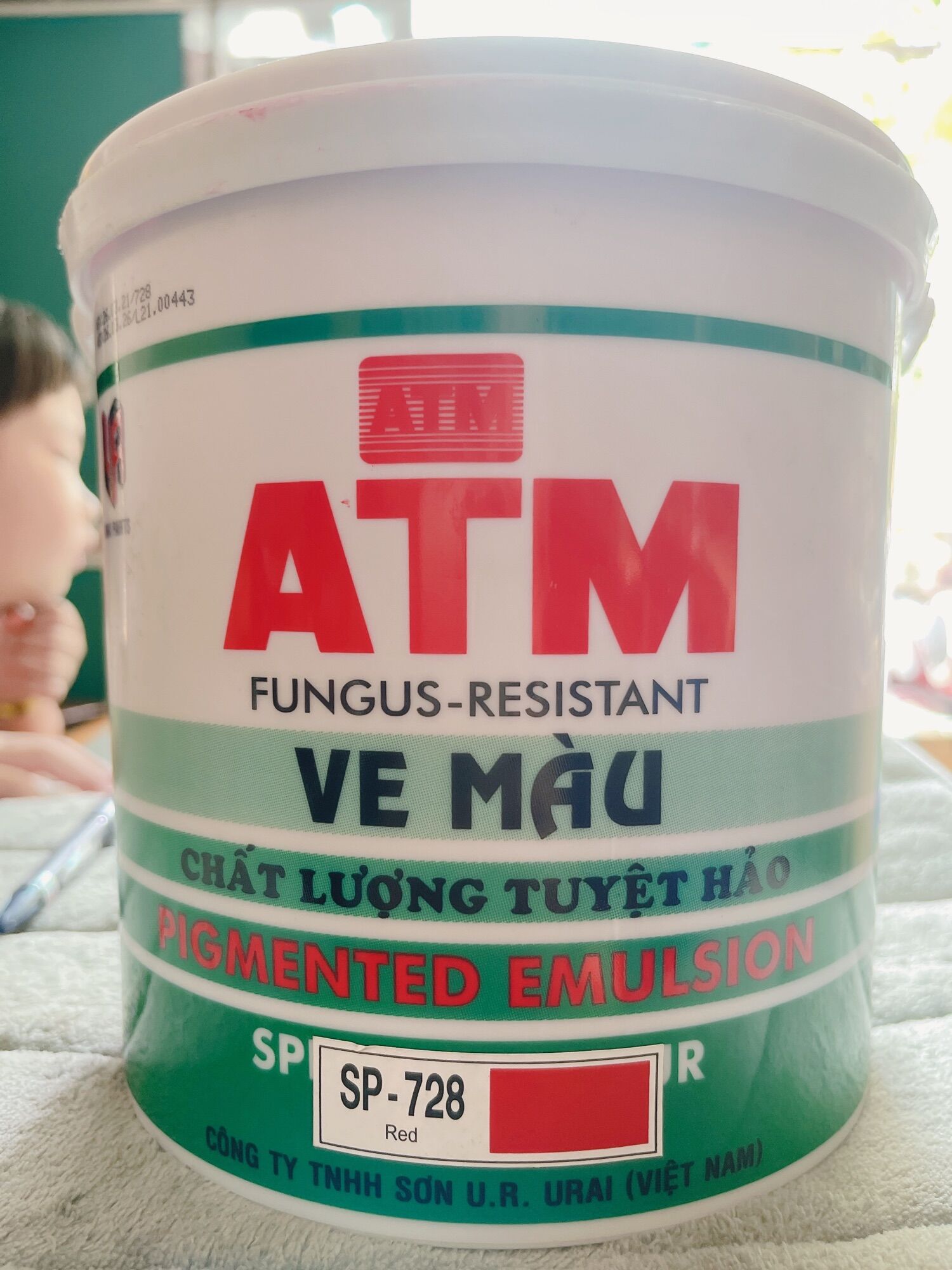 Sơn quét Ve màu atm, ve atm 5kg