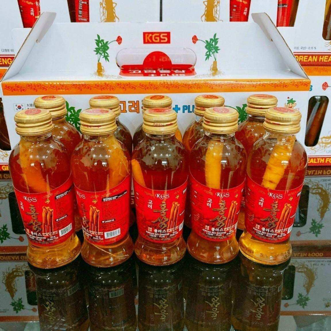 [ 01 chai ] Nước Hồng Sâm Có Củ KGS