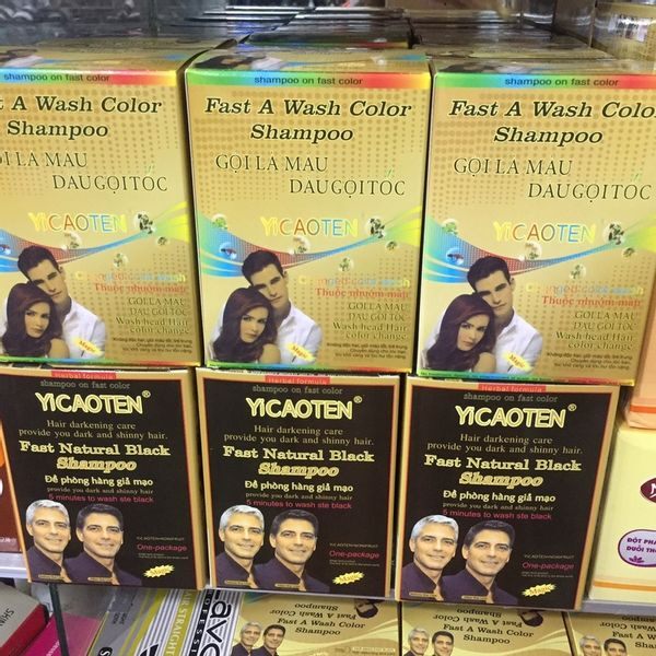 Dầu Gội nhuộm đen tóc Yicoten