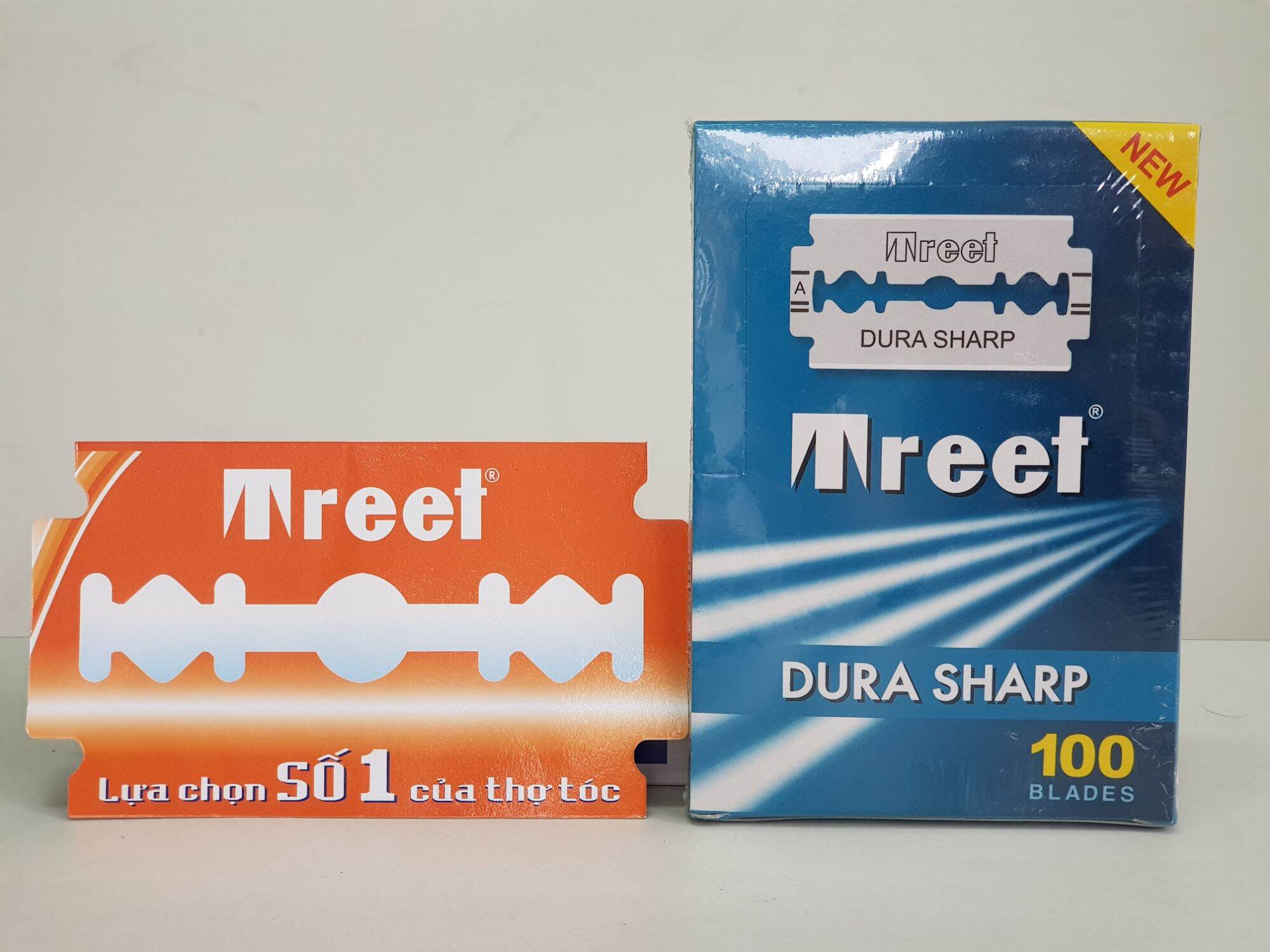 [Hcm]Lưỡi Lam Treet Xanh (Dura Sharp) Hộp 100 Lưỡi + Quà Tặng Dùng Thử